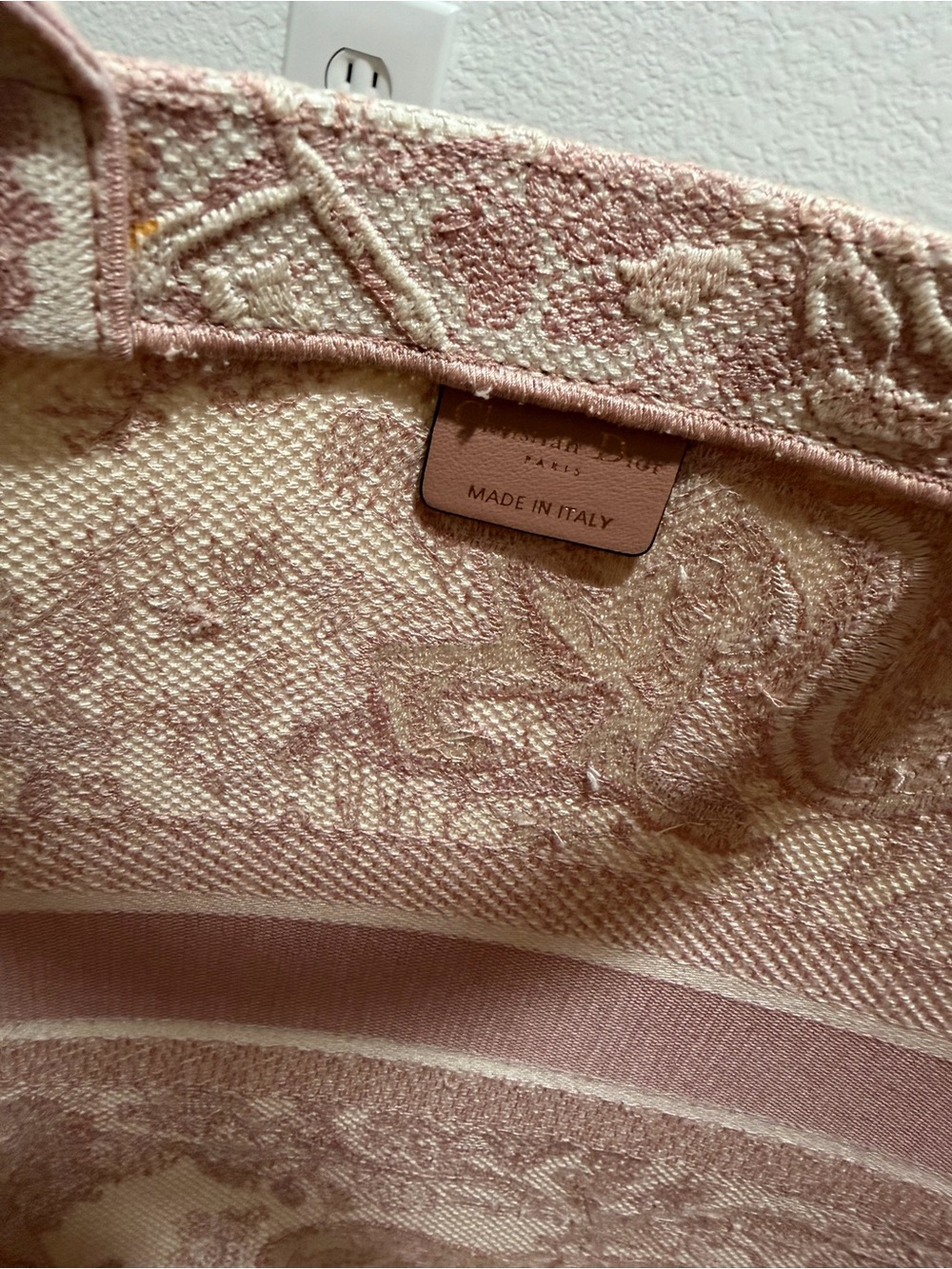 Dior Pink Toile de Jouy Large Book Tote Bag - Picture 13 of 15